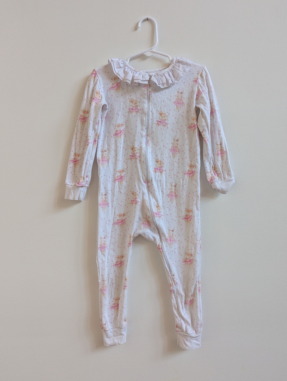 Sal & Pimenta Pajamas 4T Girls Ballerina Bunny Ruffle Boutique